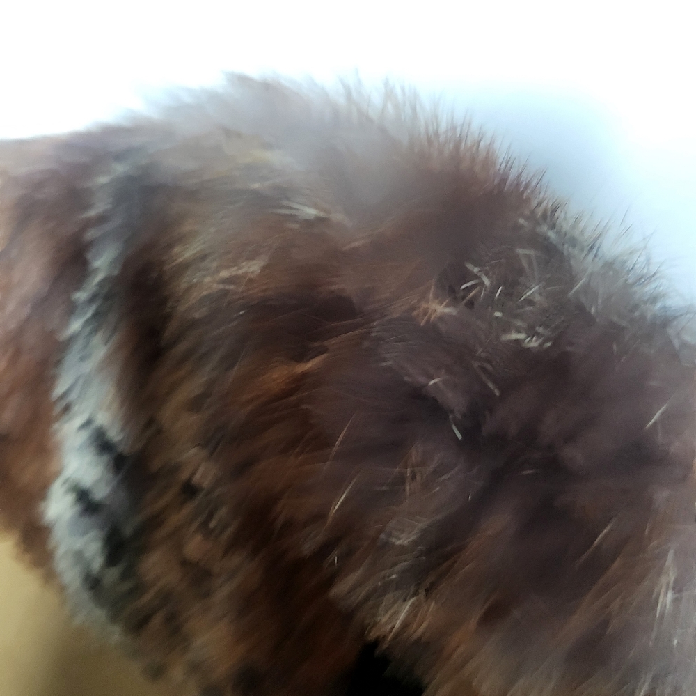 Leather Cache Jacket, Size Large Tan - image 5